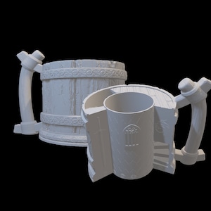 STL sin soporte para Deluxe Can Holding Dice Tower con bandeja para imprimirlo usted mismo en 3D