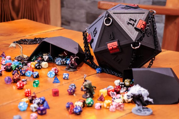 Support-free STL for D20 Handbag to 3D print it yourself