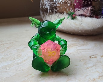 Adorable Goblin Dice Guardian Figurine!