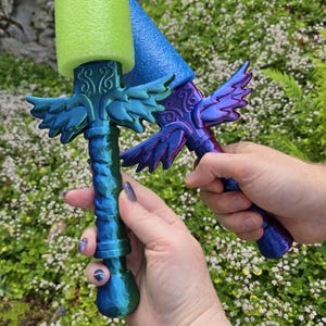 Fantasy Winged Pool Noodle Sword Handle – Physical Item!