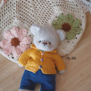 Strickanleitung - Bär - &#39;grau&#39;