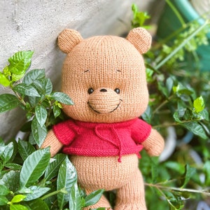 Knitting pattern bear and pig image 6