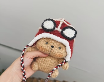 Knitting pattern- bear- brown