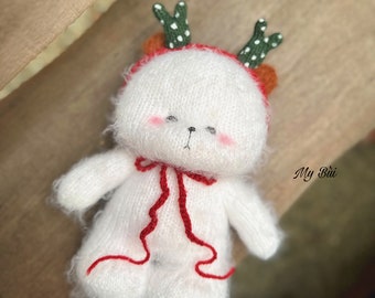 Knitting pattern-christmas bear