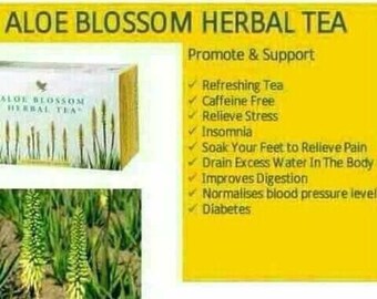 Aloe Blossom Herbal Tea - Etsy