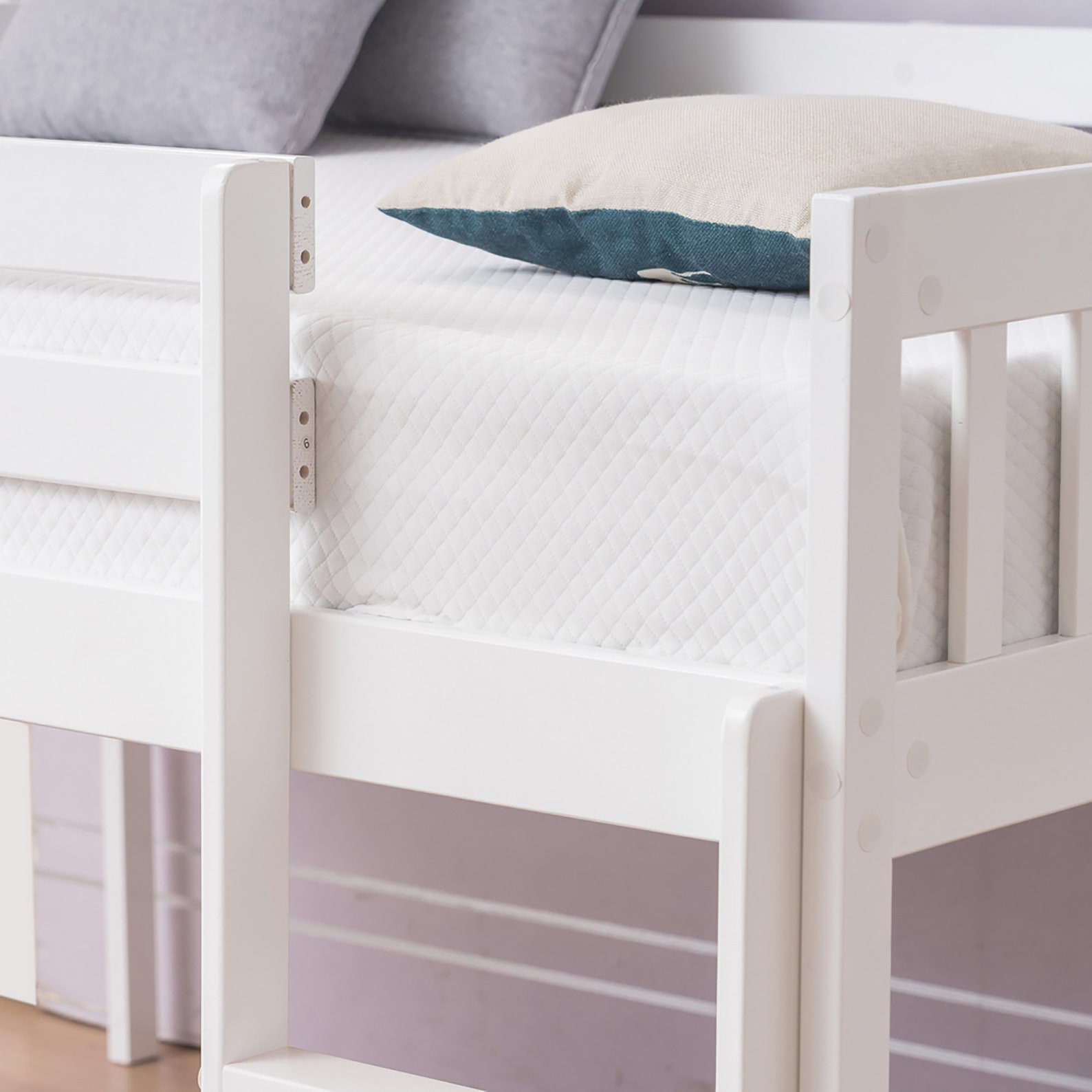 Full Size Loft Bed Toddler Bed Twin Floor Bed Kid's Etsy