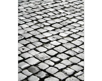 Rome Photography, Cobblestone Streets of Rome Italy, Rome Photography Prints