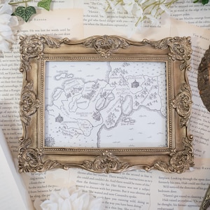 Impression de carte de sang et de cendres | impression d'art dessinée à la main
