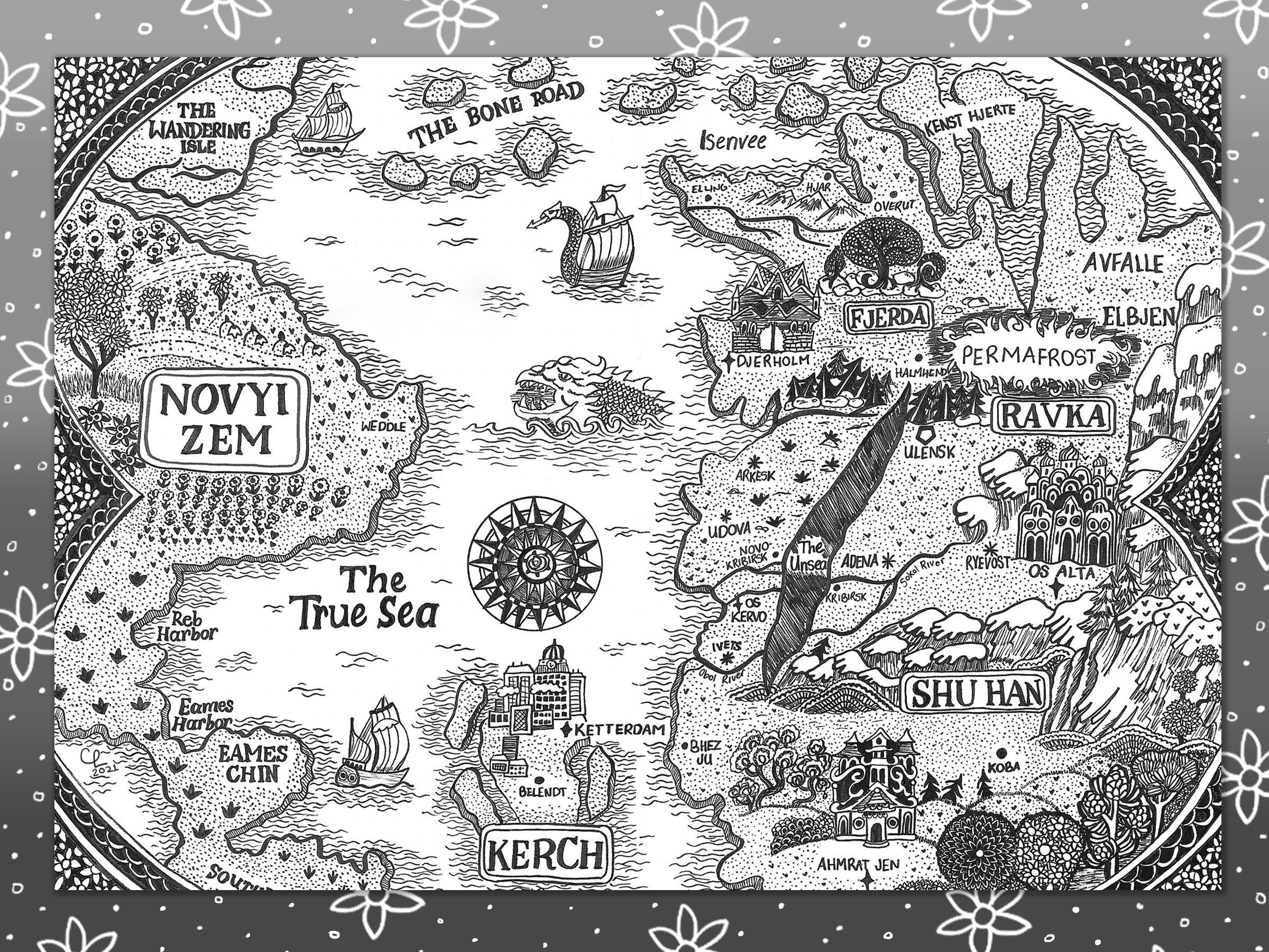 Shadow And Bone Map