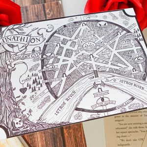 Crescent City Map Print Hand Drawn Art Print - Etsy