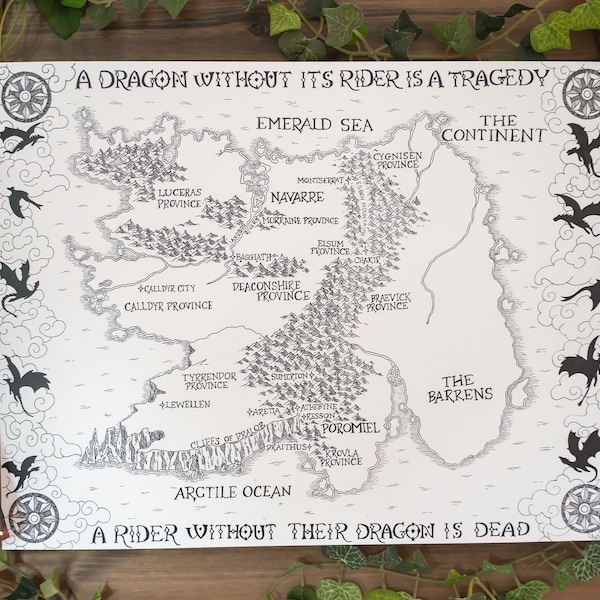 Fourth Wing Map Art Etsy Fourth Wing Map Art Etsy