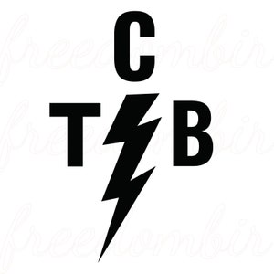 TCB - Cyfrowy projekt koszulki, bluzy, bluzy z kapturem, kart, plakatów, logo na cokolwiek. / Pdf / Jpg / Svg (tylko do pobrania w wersji cyfrowej)