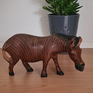 Vintage zebrabeeldje
