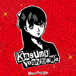 Faith Confidant Portrait Vinyl Decal Anime Video Game Itasha JDM