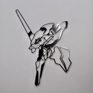 Neon || Genesis || Anime Vinyl Decal Sticker JDM Itasha | Weatherproof and Waterproof | Robot Mecha