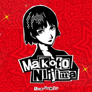 Priestess Queen Niijima Confidant Vinyl Decal Itasha JDM