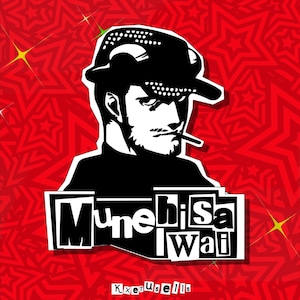Hanged Confidant Portrait Vinyl Decal Anime Itasha JDM