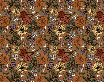 Woodland floreale, motivo senza cuciture, design del tessuto, non esclusivo, download digitali