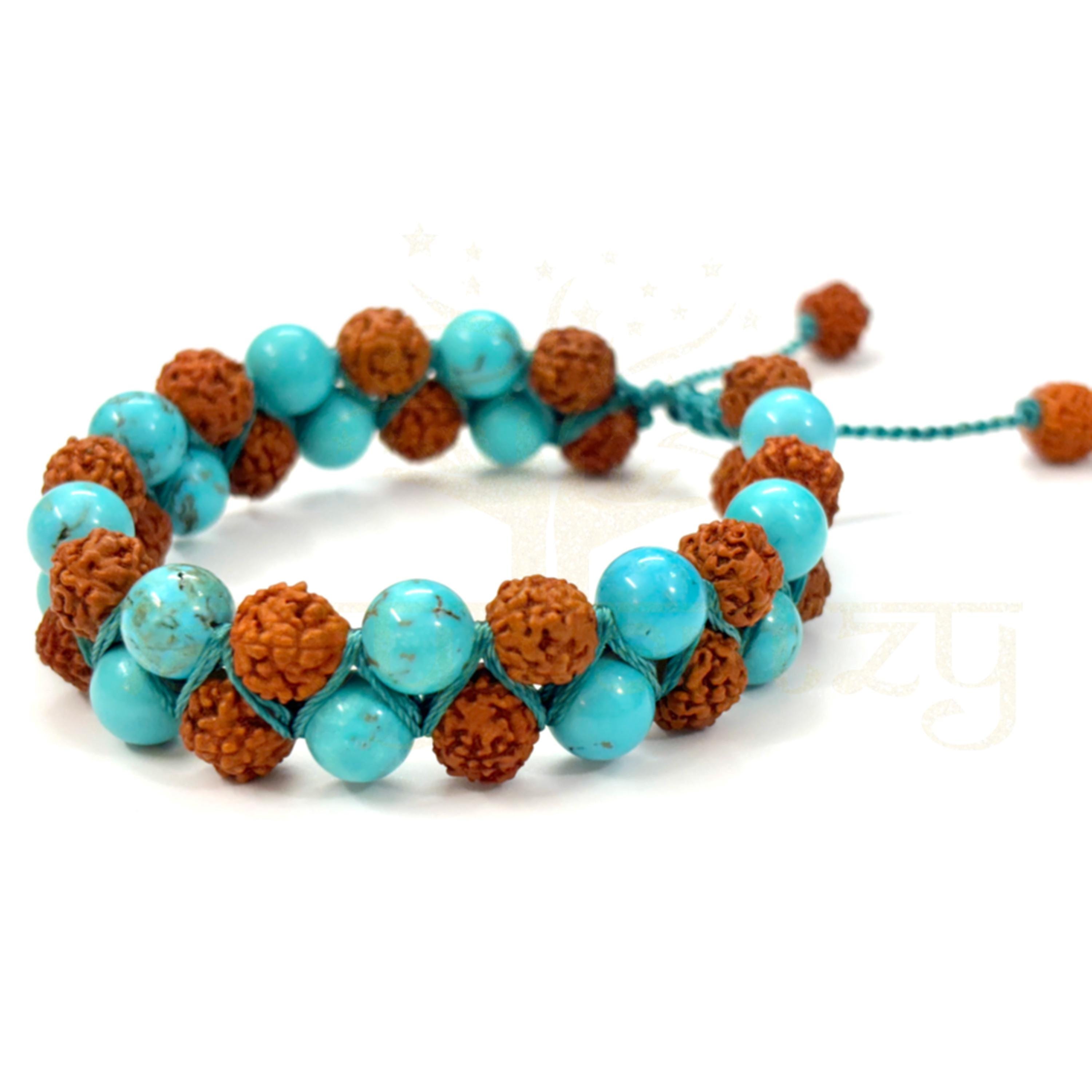 ハンドメイド ナチュラル 8 mm ミックスフェイス ルドラクシャ ビーズ