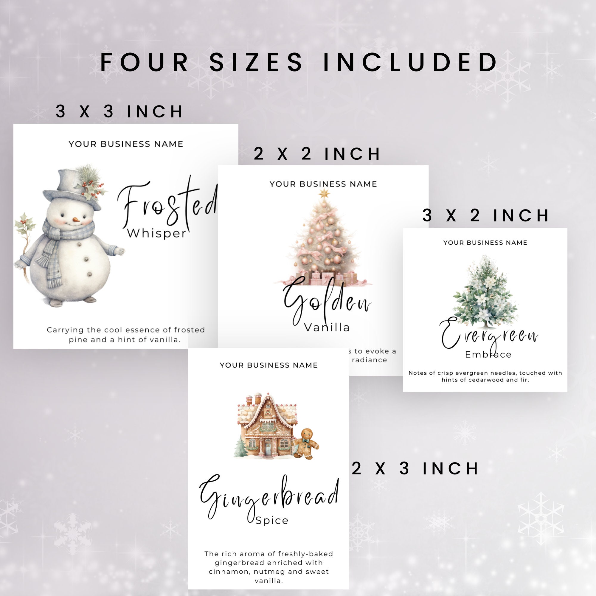 Christmas Candle Label Template Canva Holiday Editable Candle Label christmas-candle-label-template-canva-holiday-editable-candle-label