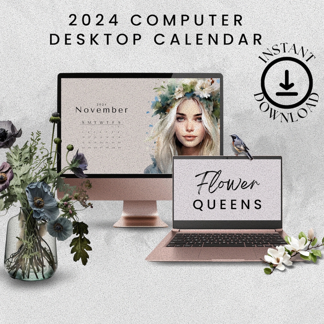 Desktop Background Calendar 2024, Computer Background Wallpaper