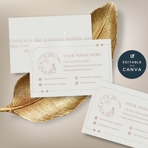 Spiritual Business Card - Etsy