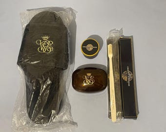 Venice Simplon Orient-Express Merchandise - slippers, trinket box, soap dish, toothbrush 2005