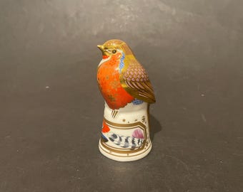 Royal Worcester - Robin - Connoisseur collection - porcelain candle snuffer - not boxed 1995