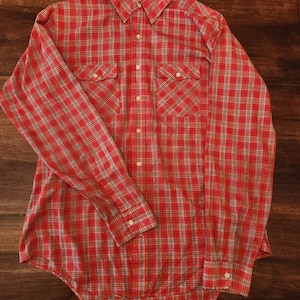 Vintage Men&#39;s Western Plaid Button Up Size XL