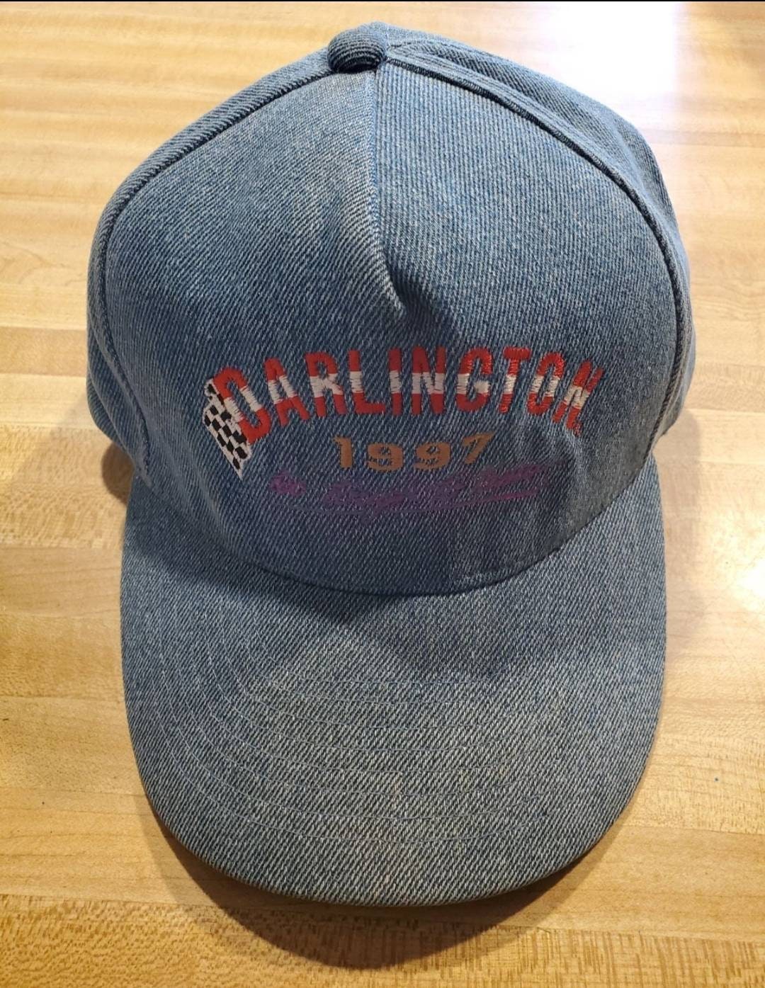 Vintage Denim Darlington Speedway Hat 1997 / Hats, Nascar, Ford, Dodge ...