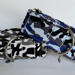Colliers de martingale Tollystux camouflage et laisses assorties