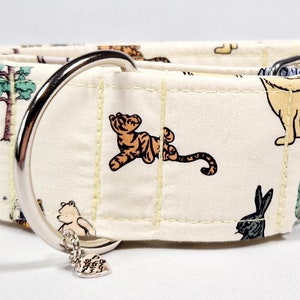 Winnie the pooh martingale dog collars.