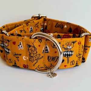 Cartoon sketches martingale collars