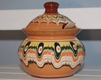 Traditional Bulgarian Ceramic Small Pot