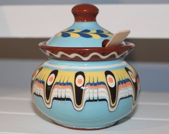 Traditional Bulgarian Ceramic Small Pot