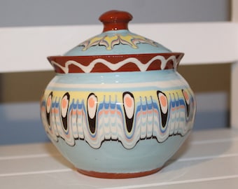 Traditional Bulgarian Ceramic Small Pot