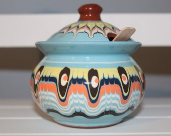 Traditional Bulgarian Ceramic Small Pot