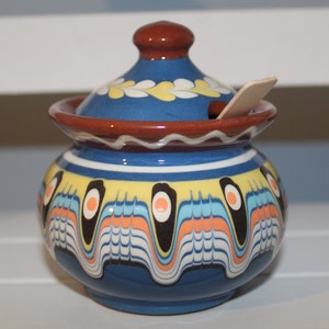 Traditional Bulgarian Ceramic Small Pot