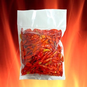 Dried Thai Bird's Eye ChiliPrik Kee Nu Real Best Spices from Thailand zdjęcie 1