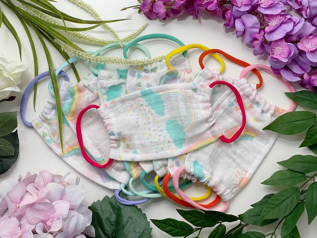 Toddler's/kid's/adult's Springtime Mask | Breathable, 1 Layer, 100% ...