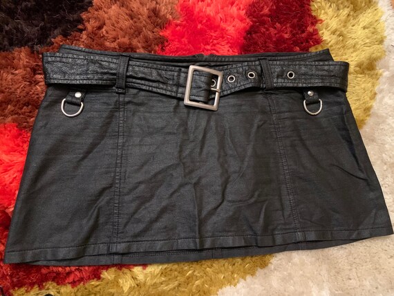 Lip Service Black Pleather Mini