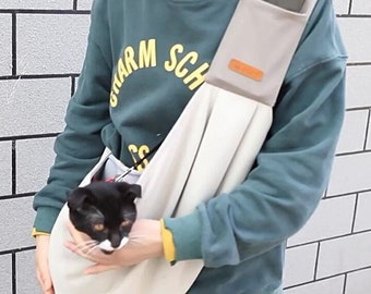 Pet Sling Bag Cat Sling Bag Cat Tote Pet Travel Bag Small Dog Sling Bag Carrier Bag Pet Handbag Pet Sling Bag Travel Tote Cat Bag Puppy Bag