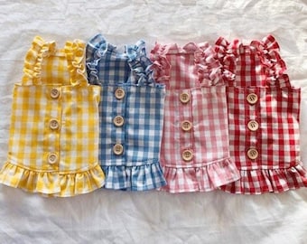 Spring Summer Dog Dress Dog Clothes Pet Dress Spring Dog Dress Puppy Clothes girl Small Dog Clothes