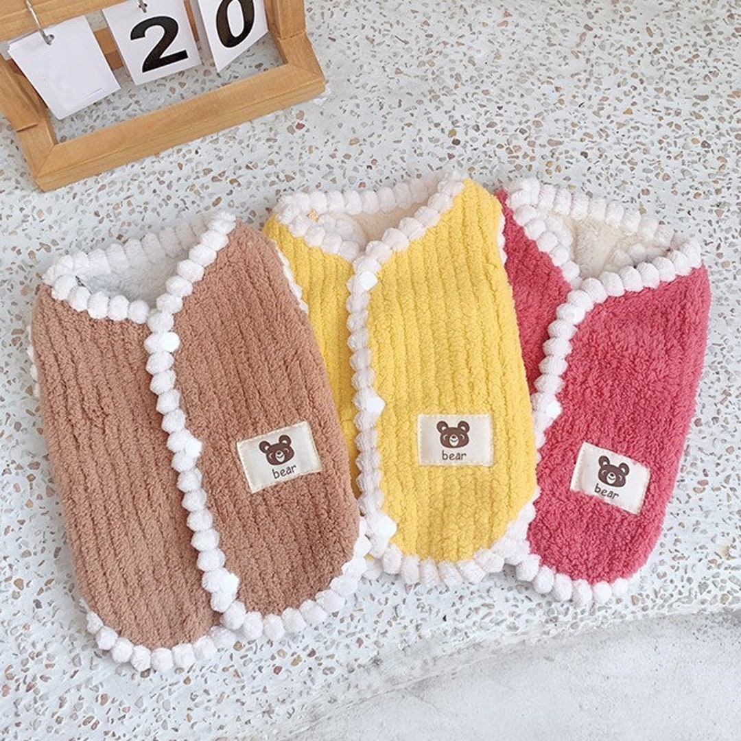 Cute Vest Small Dog Clothes Warm Vest for Cats and Small Dogs Cute