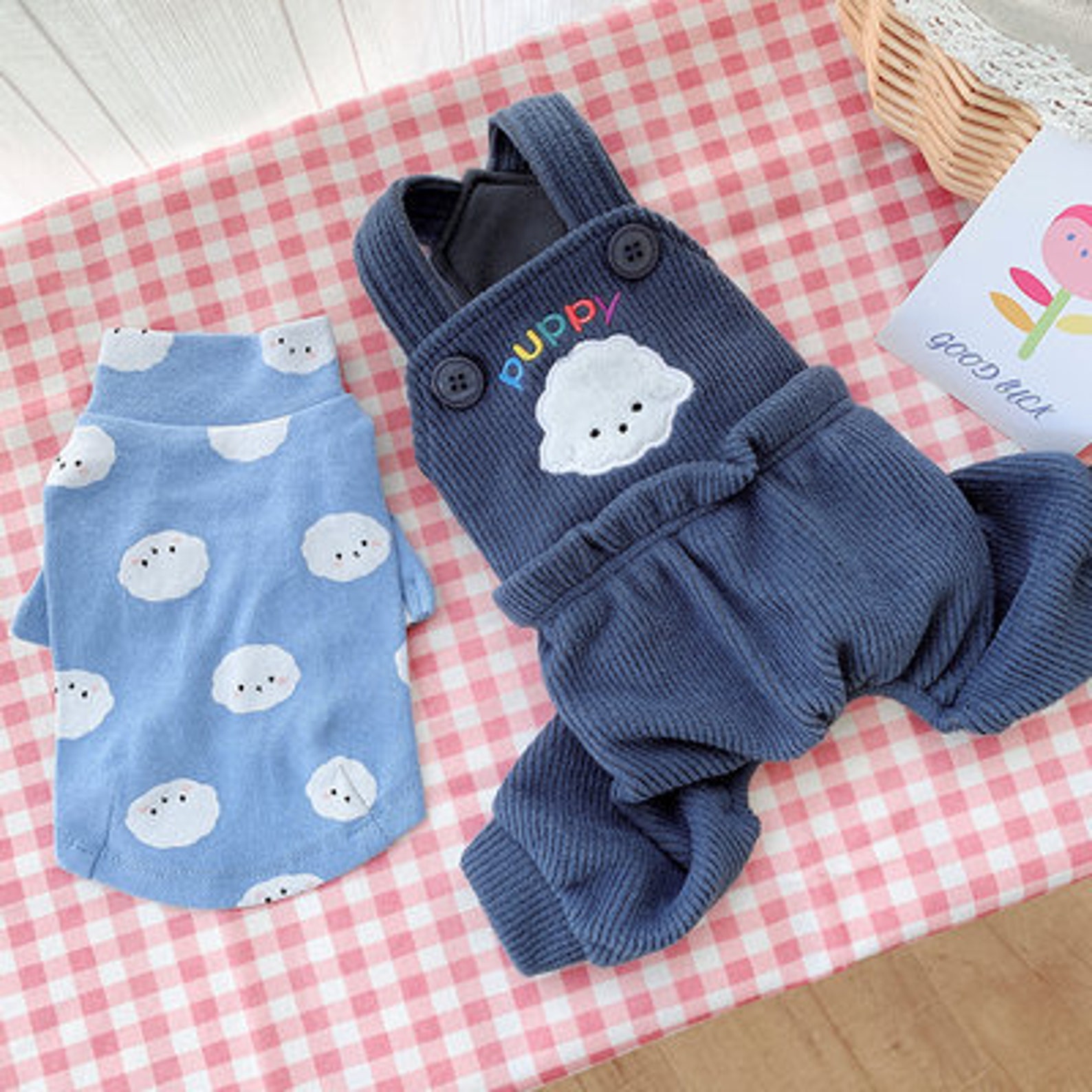 Puppy Jumpsuit Inner Sweater Dog Clothes Puppy Clothes Cat - Etsy