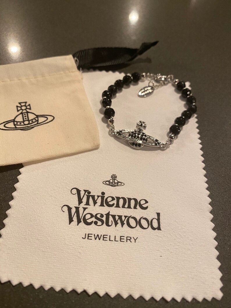 Vivienne Westwood Bracelet Black | Etsy