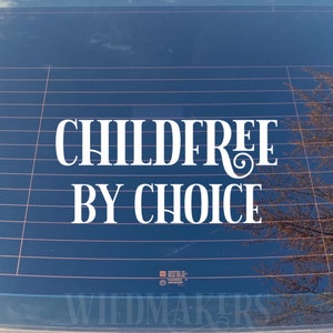Childfree Decal, Childfree By Choice, Sink & Dink Decals, Childfree Car Sticker, No Kids Sticker, Boomer, Gen X, Millennial, Gen Z