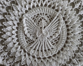 Available; Angel doily, holiday decor idea