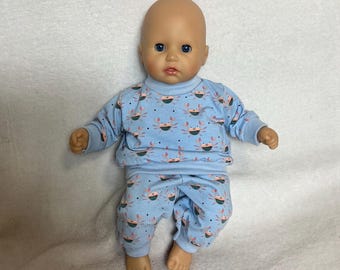 Ropa para muñecas de 36 cm. Conjunto de 2 piezas/pijama para muñecas de 36 cm. Ropa para muñecas.