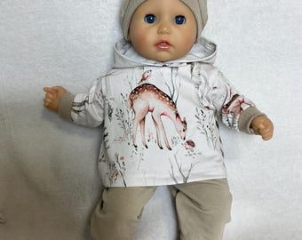 Ropa para muñecas de 36 cm. / Conjunto de 3 piezas para muñecas de 36 cm.